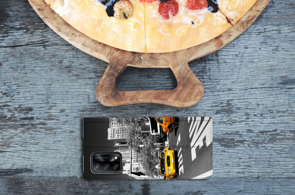OPPO A74 4G Book Cover New York Taxi - B2C Telecom