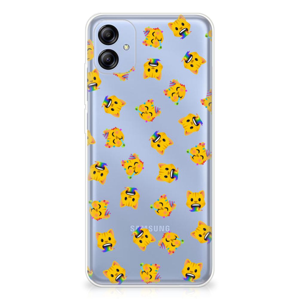TPU bumper voor Samsung Galaxy A04e Katten Emojis B2C Telecom