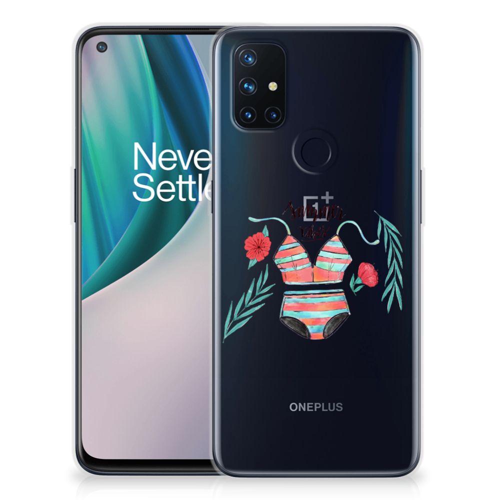 OnePlus Nord N10 5G Telefoonhoesje met Naam Boho Summer B2C Telecom
