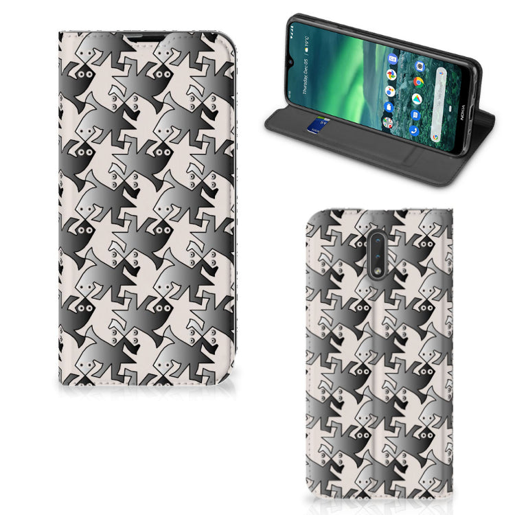 Nokia 2.3 Hoesje maken Salamander Grey