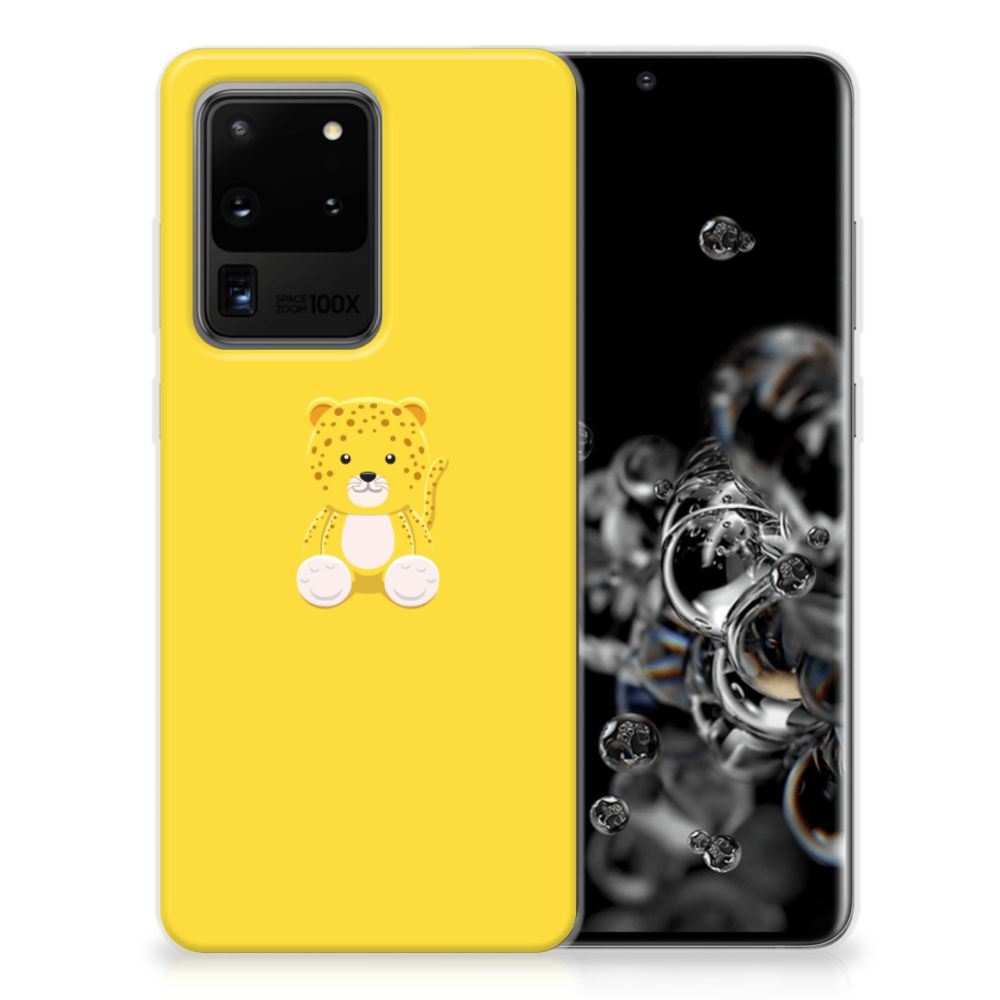 Samsung Galaxy S20 Ultra Telefoonhoesje met Naam Baby Leopard B2C Telecom