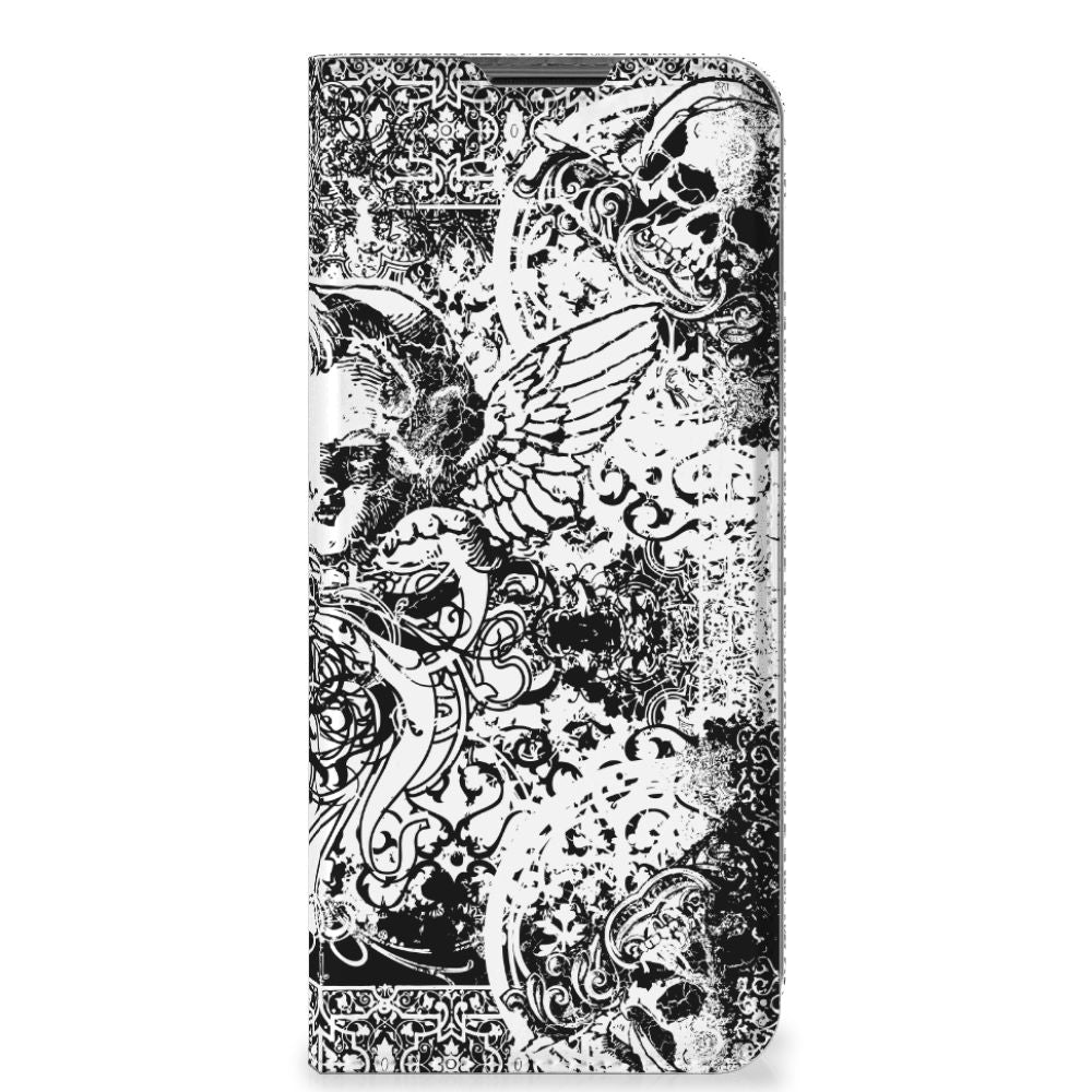 Mobiel BookCase Nokia G50 Skulls Angel - B2C Telecom