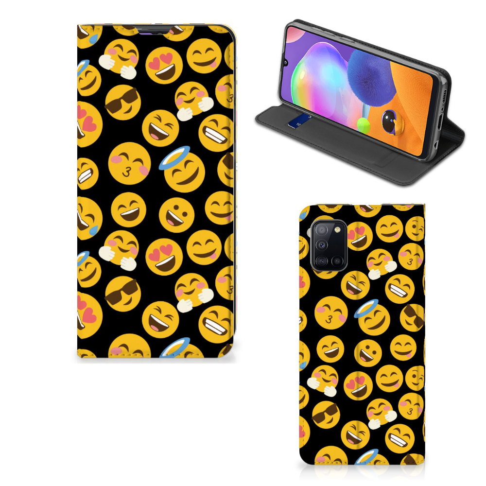 Samsung Galaxy A31 Hoesje met Magneet Emoji - B2C Telecom