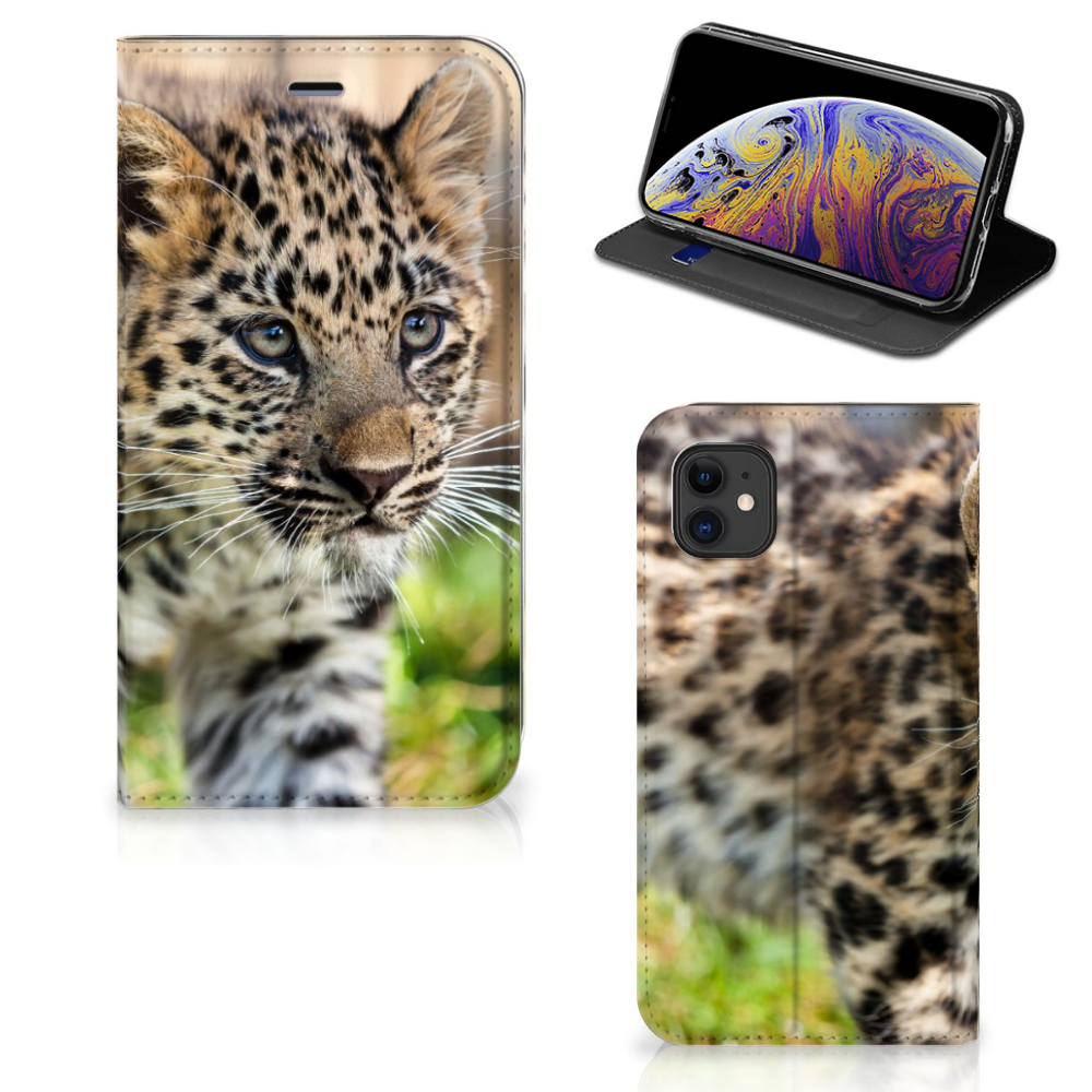 Apple iPhone 11 Hoesje maken Baby Luipaard