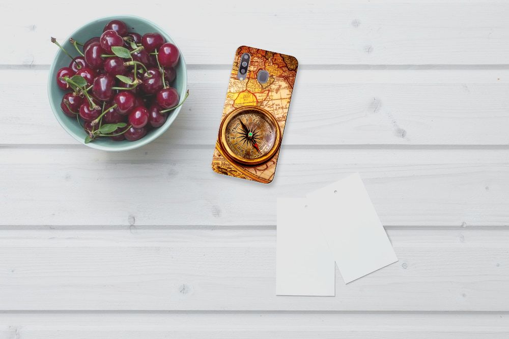 Samsung Galaxy M30 Siliconen Back Cover Kompas