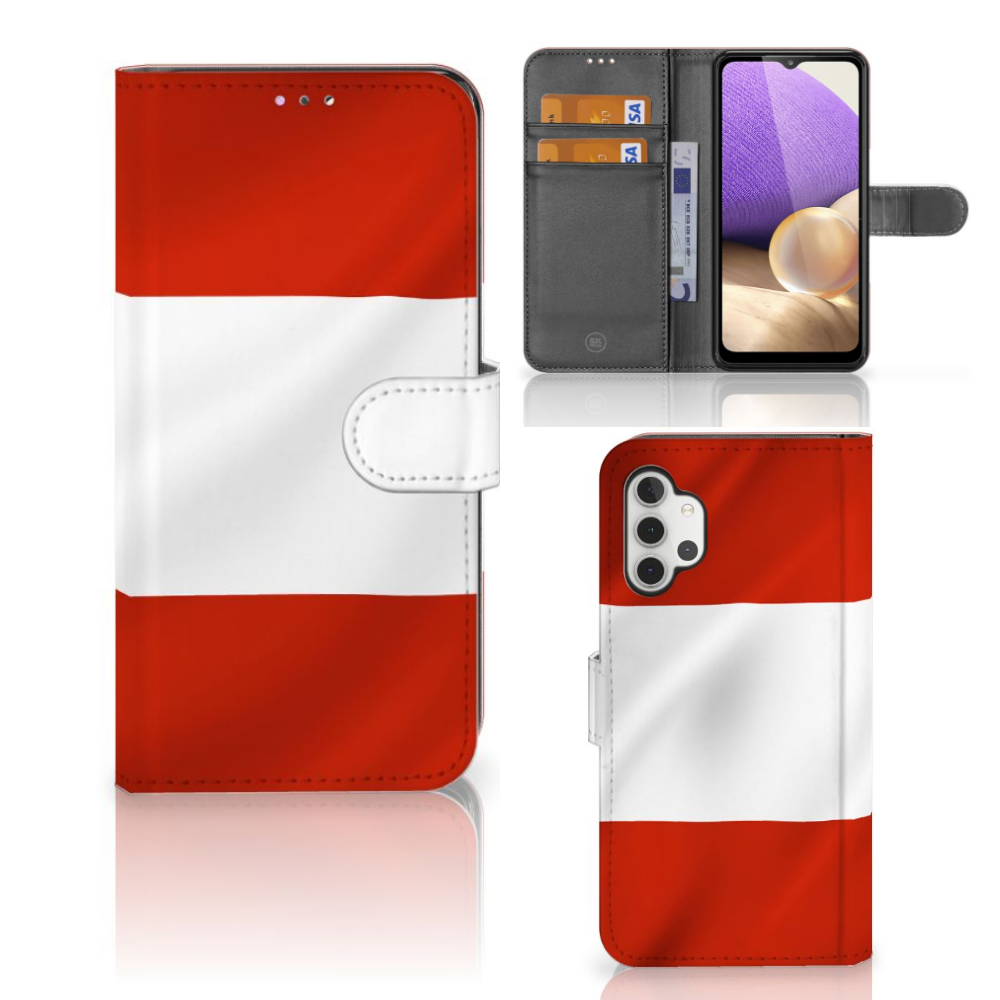 Samsung Galaxy A32 4G Bookstyle Case Oostenrijk