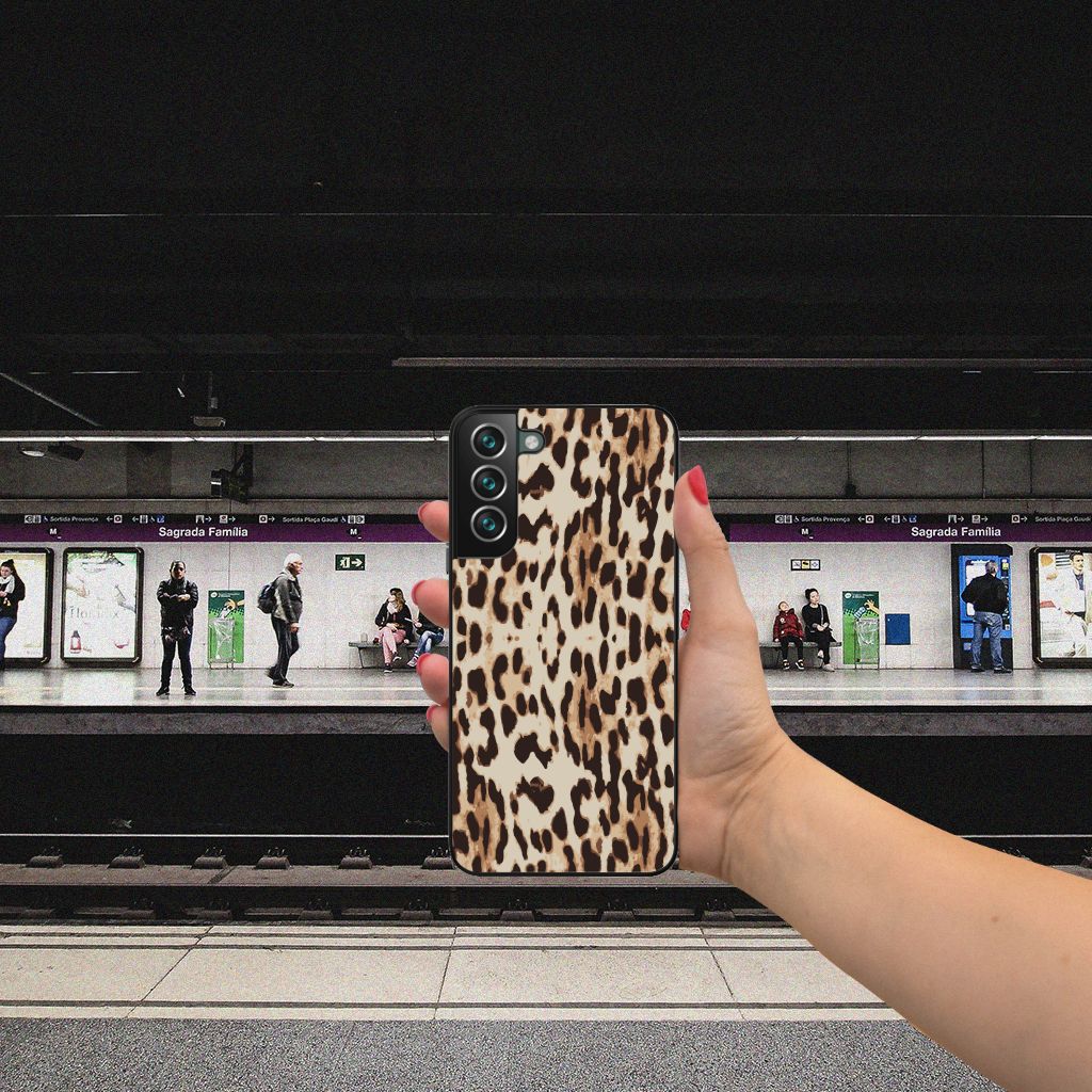 Samsung Galaxy S22 Plus Dierenprint Telefoonhoesje Leopard B2C Telecom