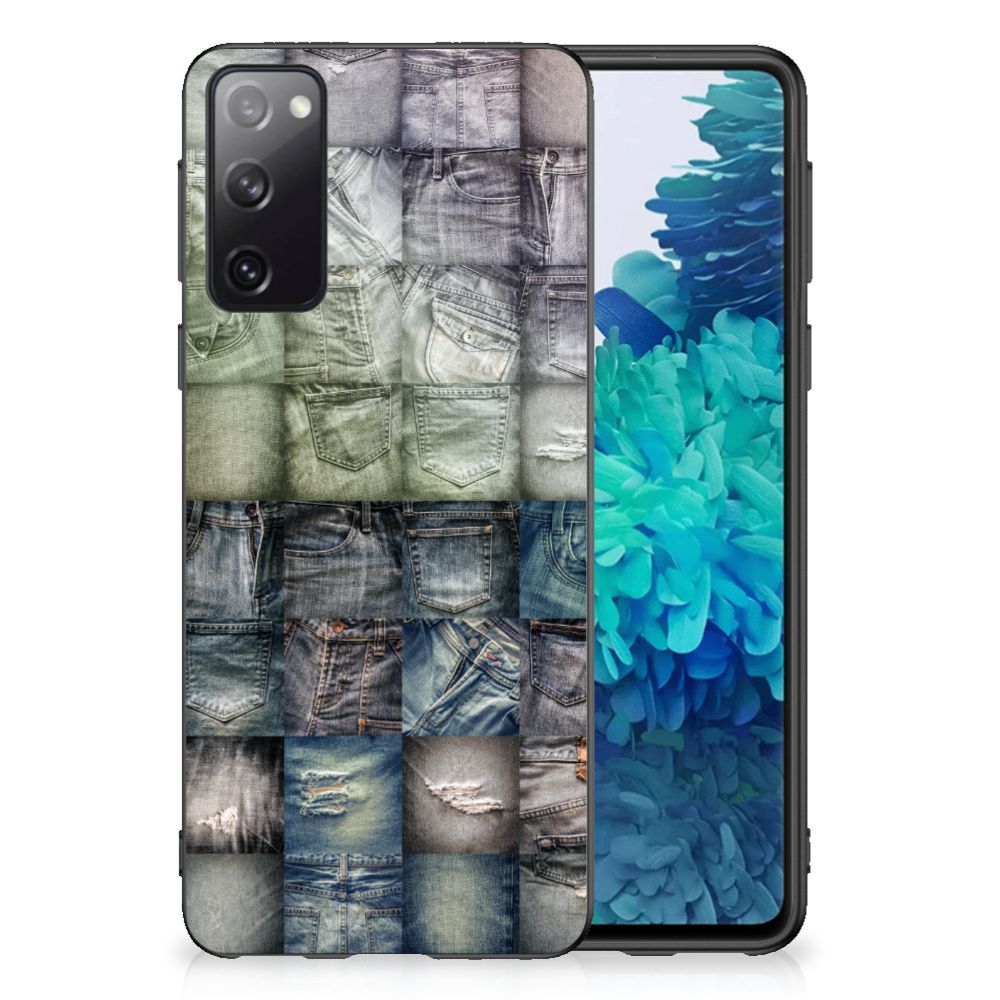 TPU Bumper Case Samsung Galaxy S20 Spijkerbroeken