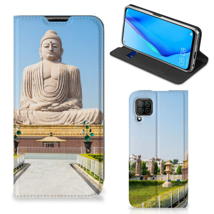 Huawei P40 Lite Book Cover Boeddha