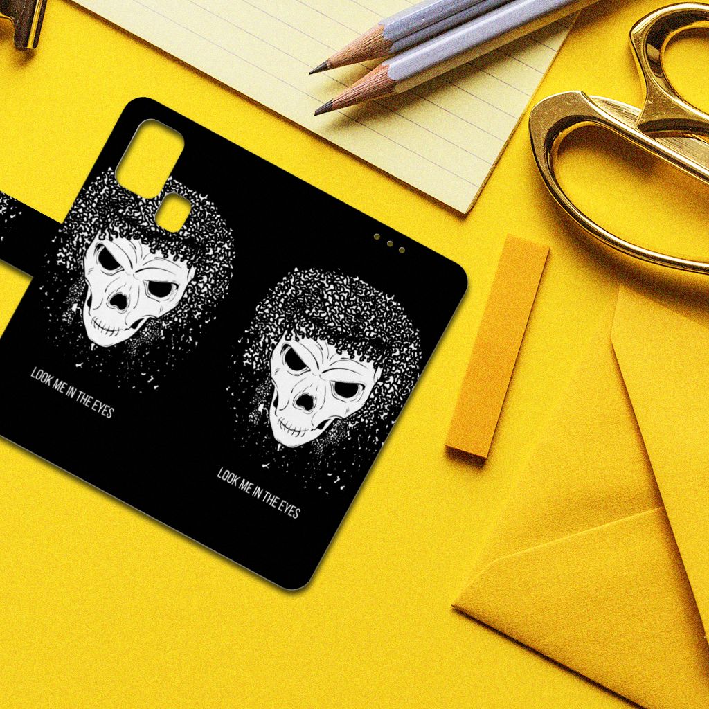 Telefoonhoesje met Naam Samsung Galaxy M31 Skull Hair