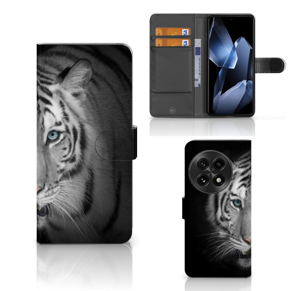 OnePlus 13 Telefoonhoesje met Pasjes Tijger