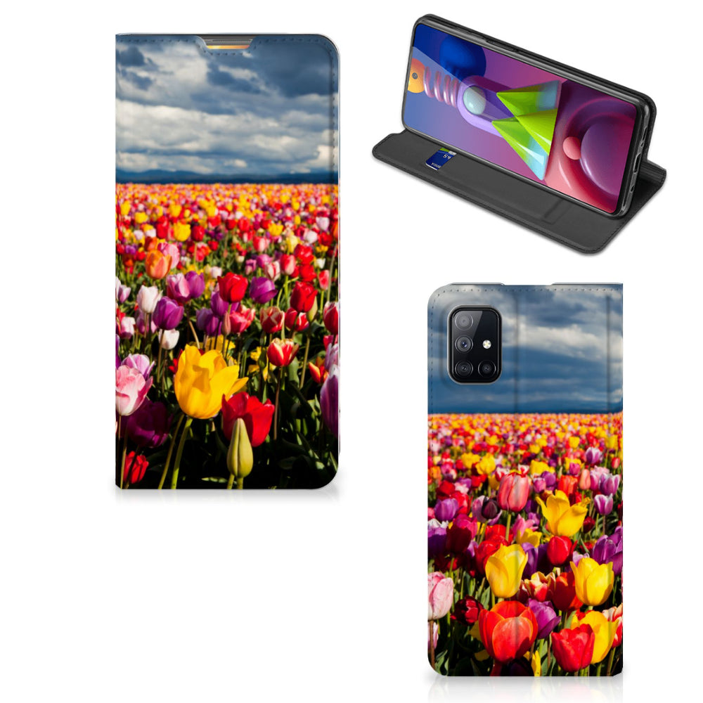 Samsung Galaxy M51 Smart Cover Tulpen
