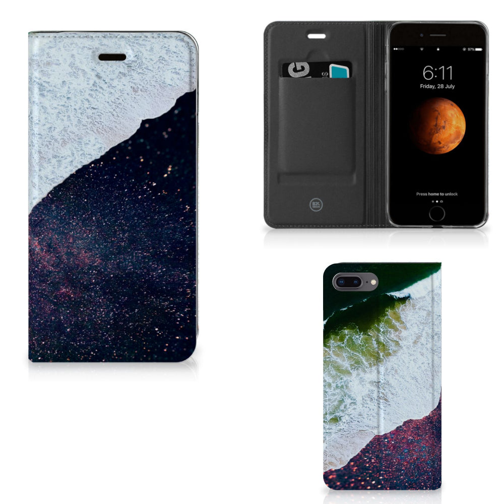 Apple iPhone 7 Plus | 8 Plus Stand Case Sea in Space