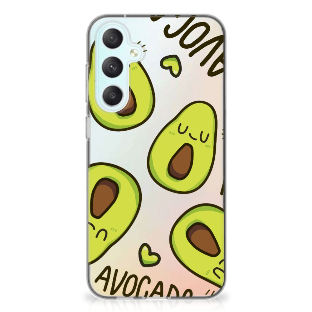 Samsung Galaxy S23 FE Telefoonhoesje met Naam Avocado Singing