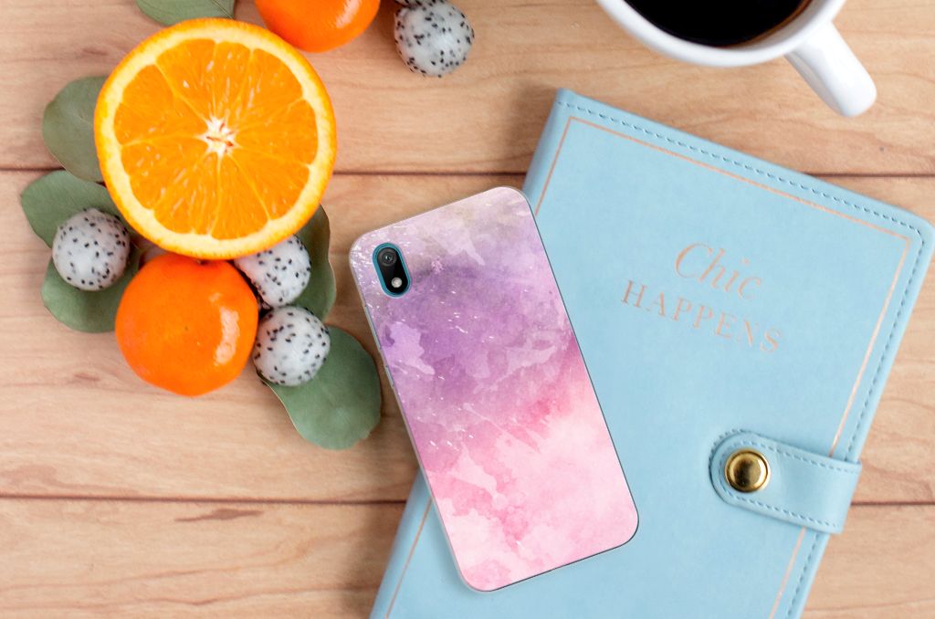 Hoesje maken Huawei Y5 (2019) Pink Purple Paint