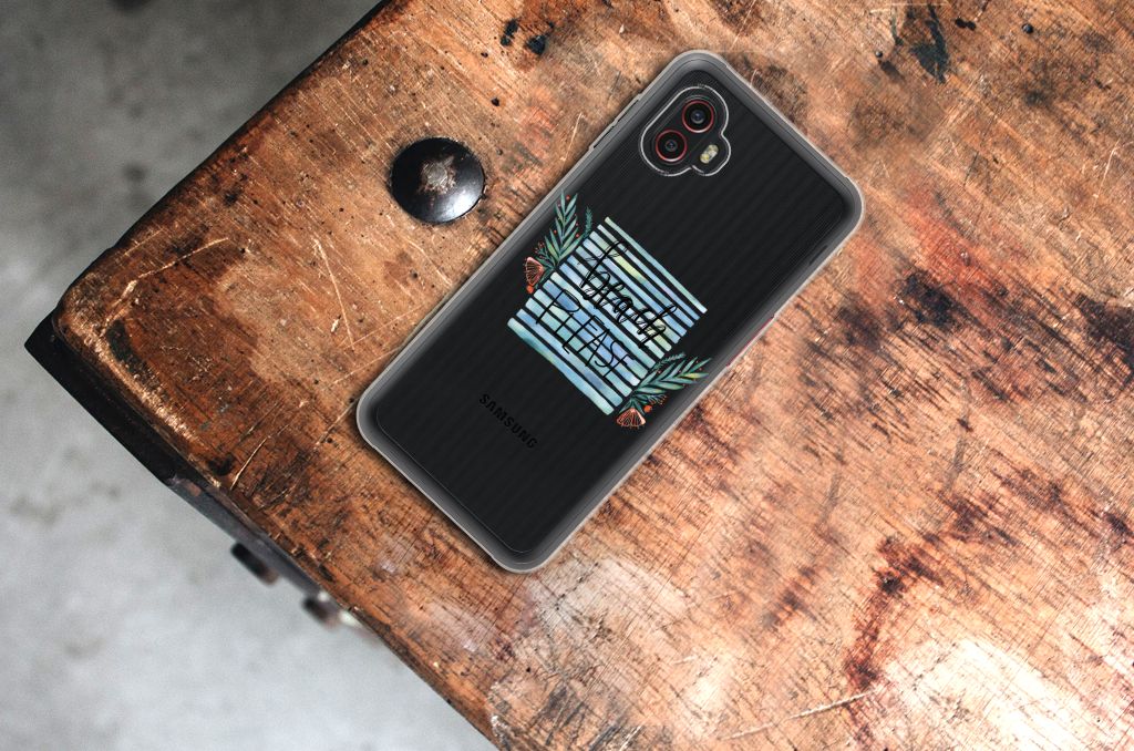 Samsung Galaxy Xcover 6 Pro Telefoonhoesje met Naam Boho Beach B2C Telecom