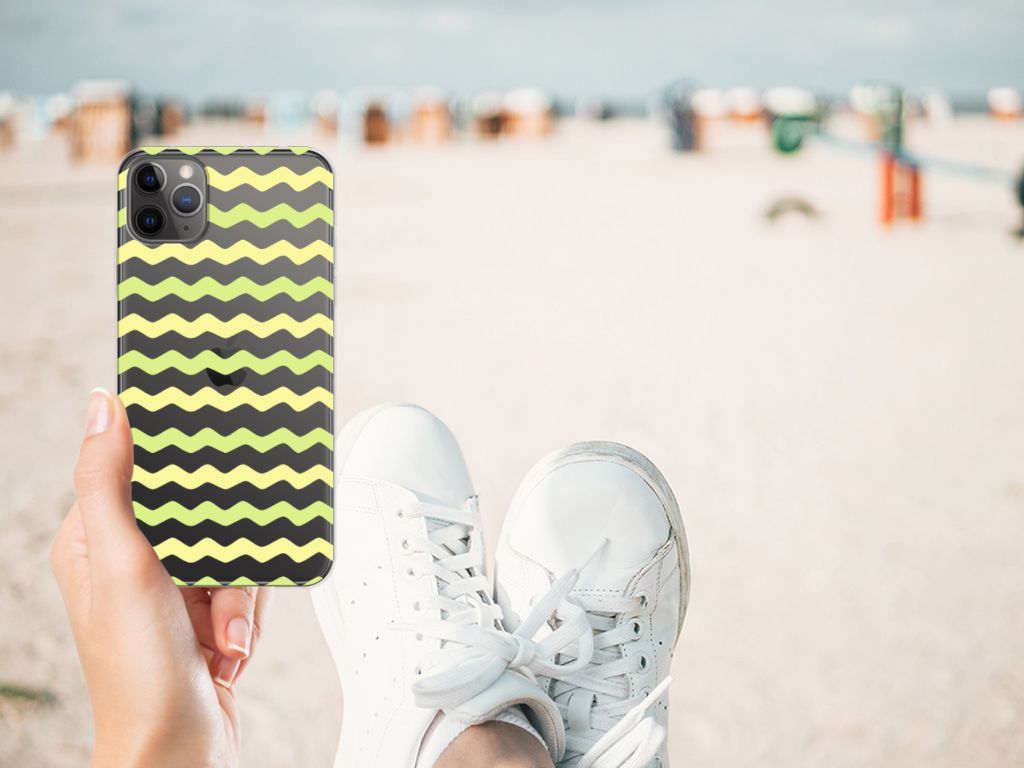 Apple iPhone 11 Pro Max TPU bumper Waves Yellow