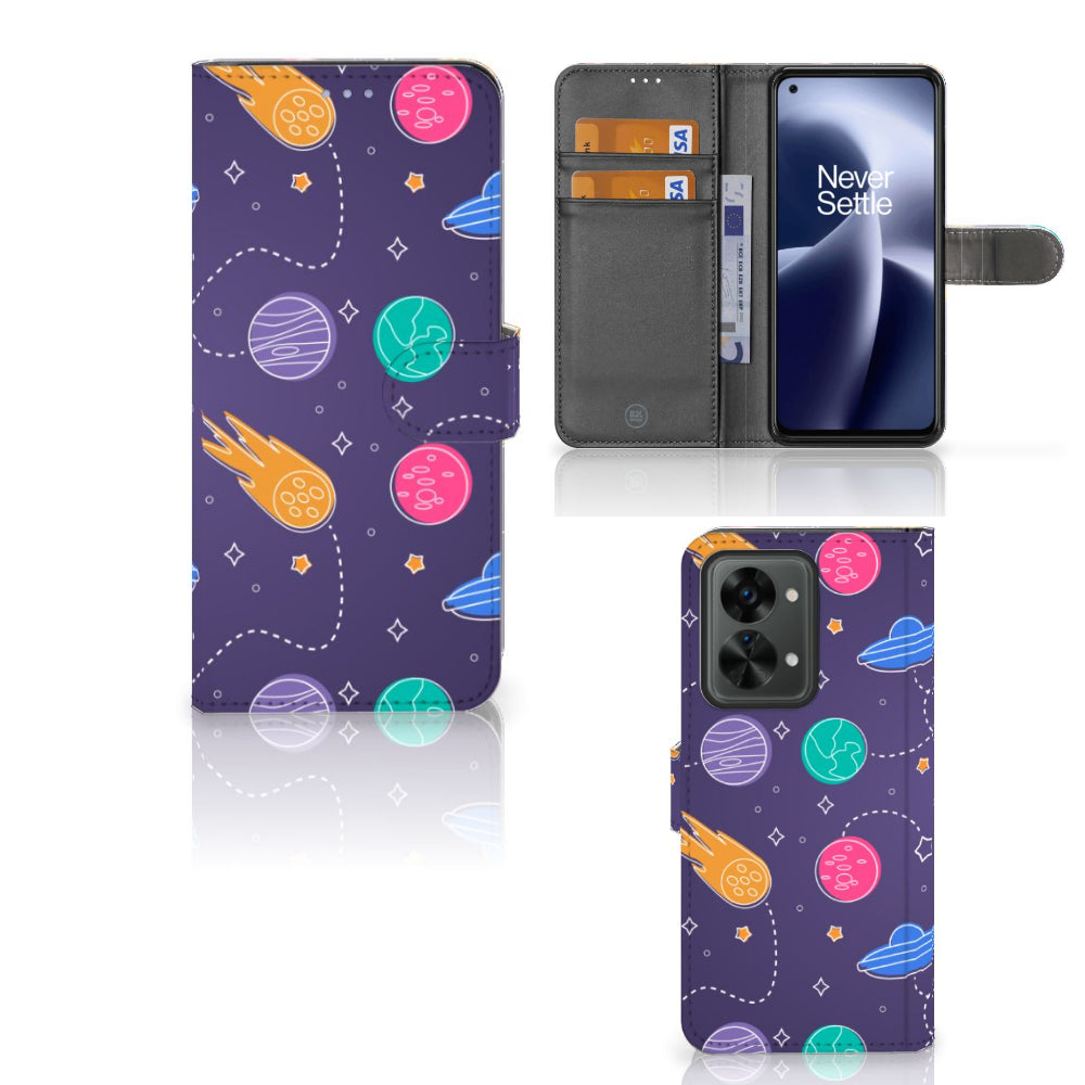 OnePlus Nord 2T Wallet Case met Pasjes Space