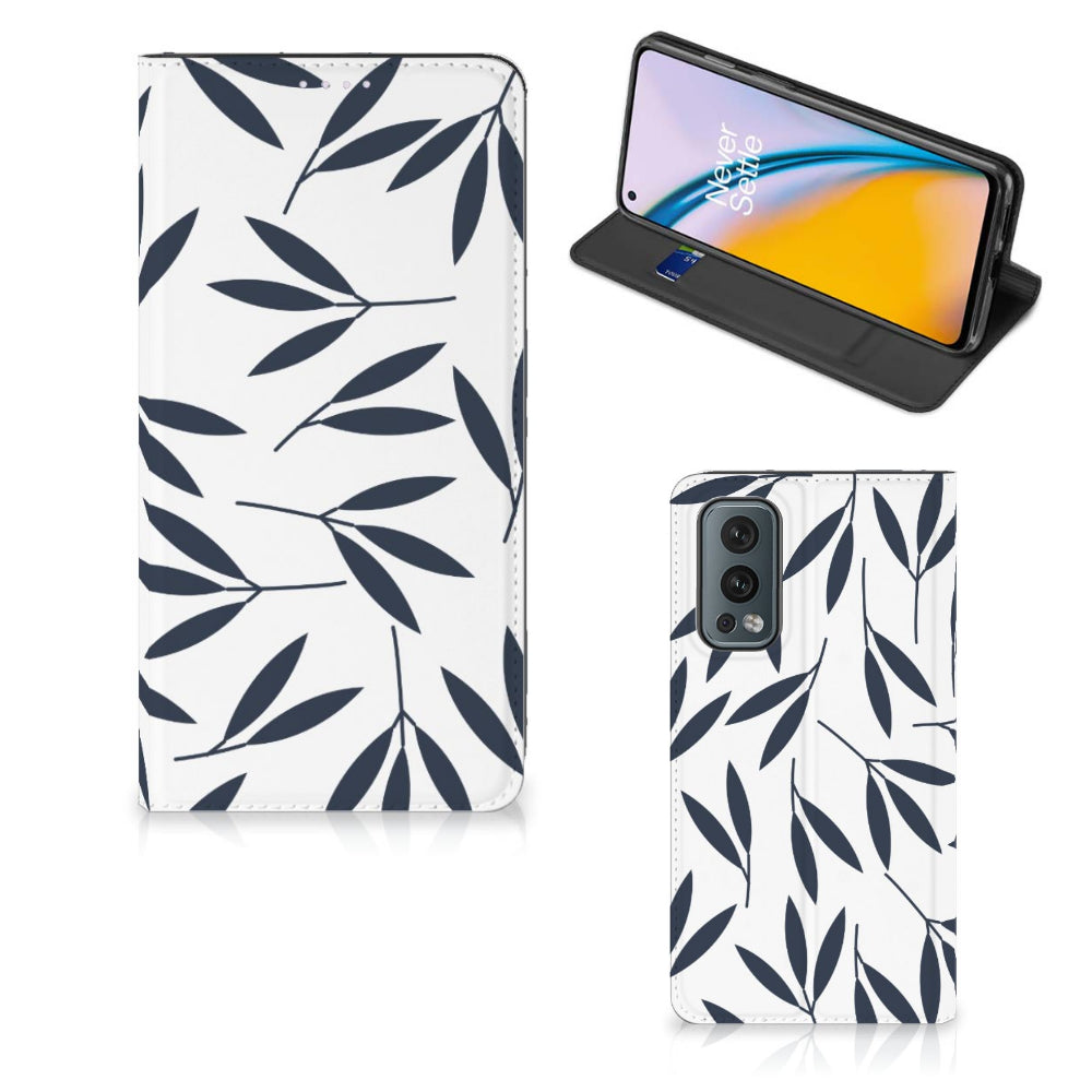 OnePlus Nord 2 5G Smart Cover Leaves Blue