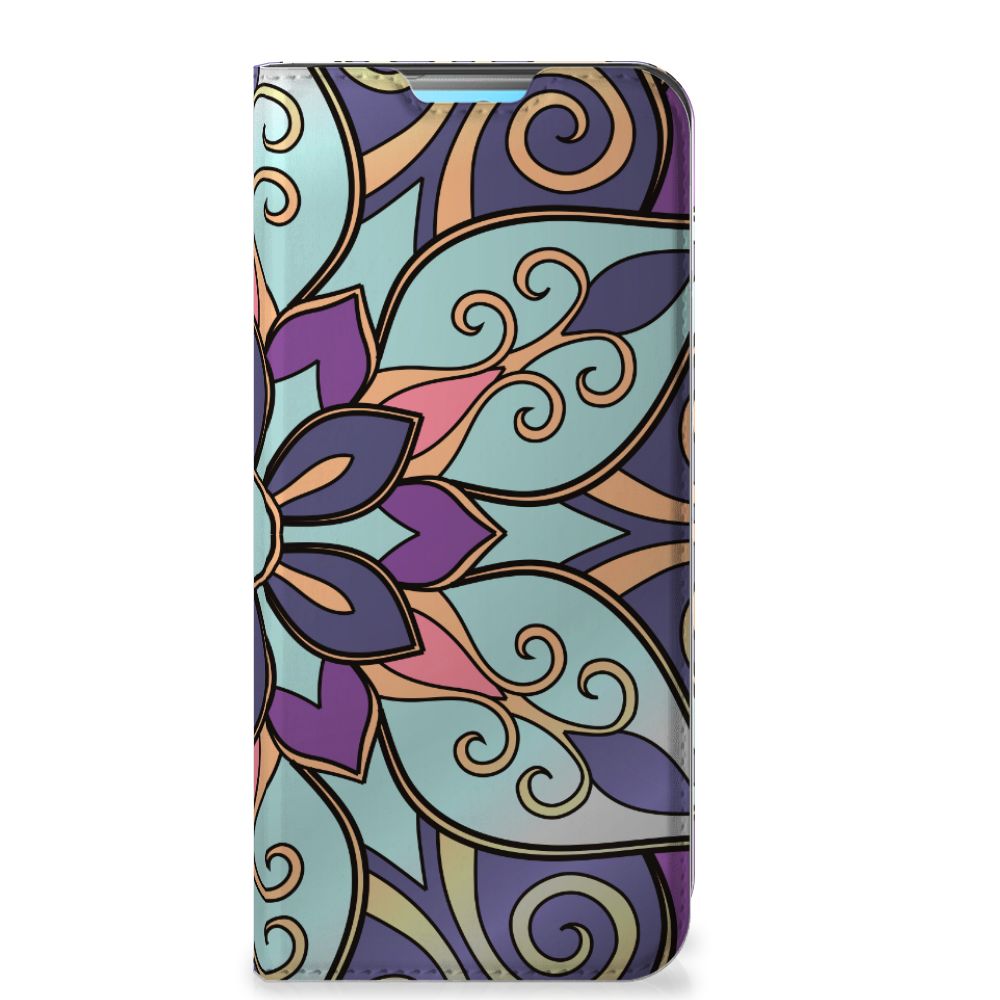 Xiaomi Redmi 10 Smart Cover Purple Flower - B2C Telecom
