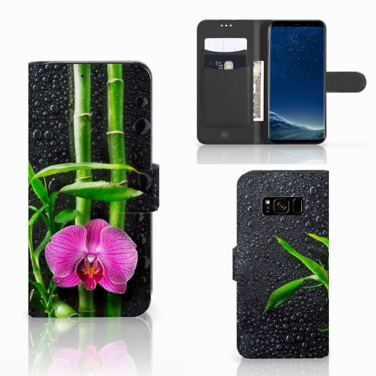 Samsung Galaxy S8 Hoesje Orchidee