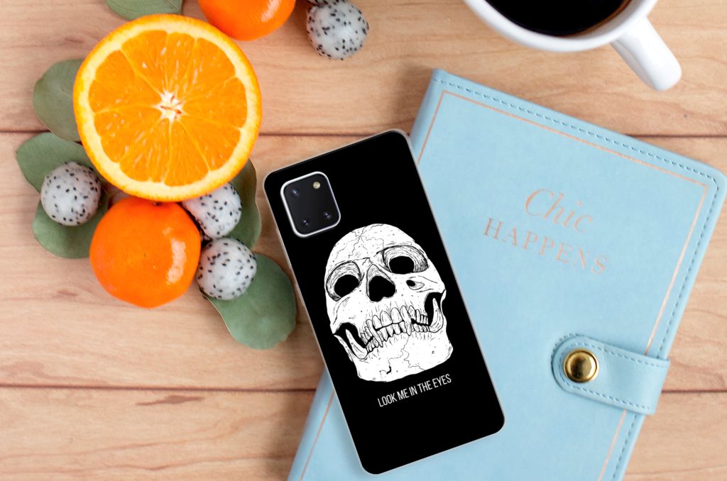 Silicone Back Case Samsung Galaxy Note 10 Lite Skull Eyes B2C Telecom