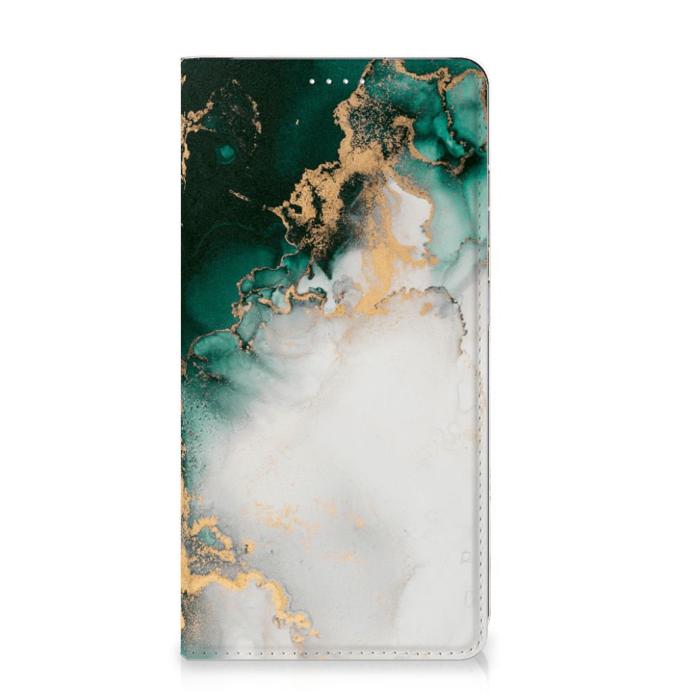 Standcase voor Samsung Galaxy S23 Plus Marmer Groen - B2C Telecom