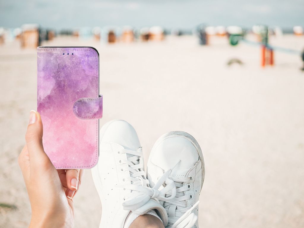 Hoesje Samsung Galaxy S10e Pink Purple Paint