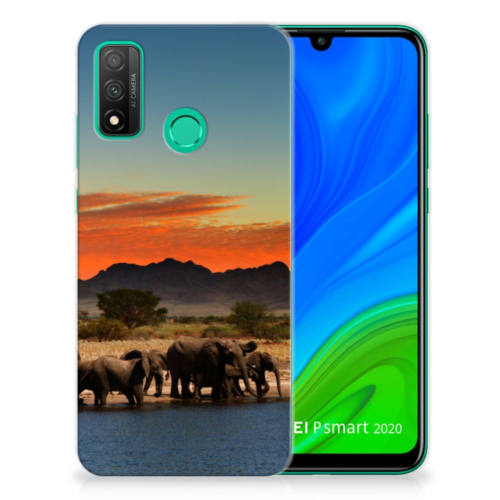 Huawei P Smart 2020 TPU Hoesje Olifanten B2C Telecom