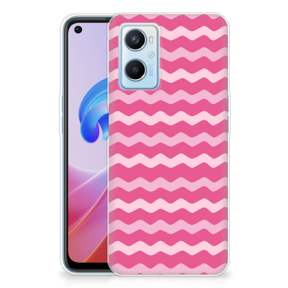 OPPO A96 | OPPO A76 TPU bumper Waves Pink B2C Telecom