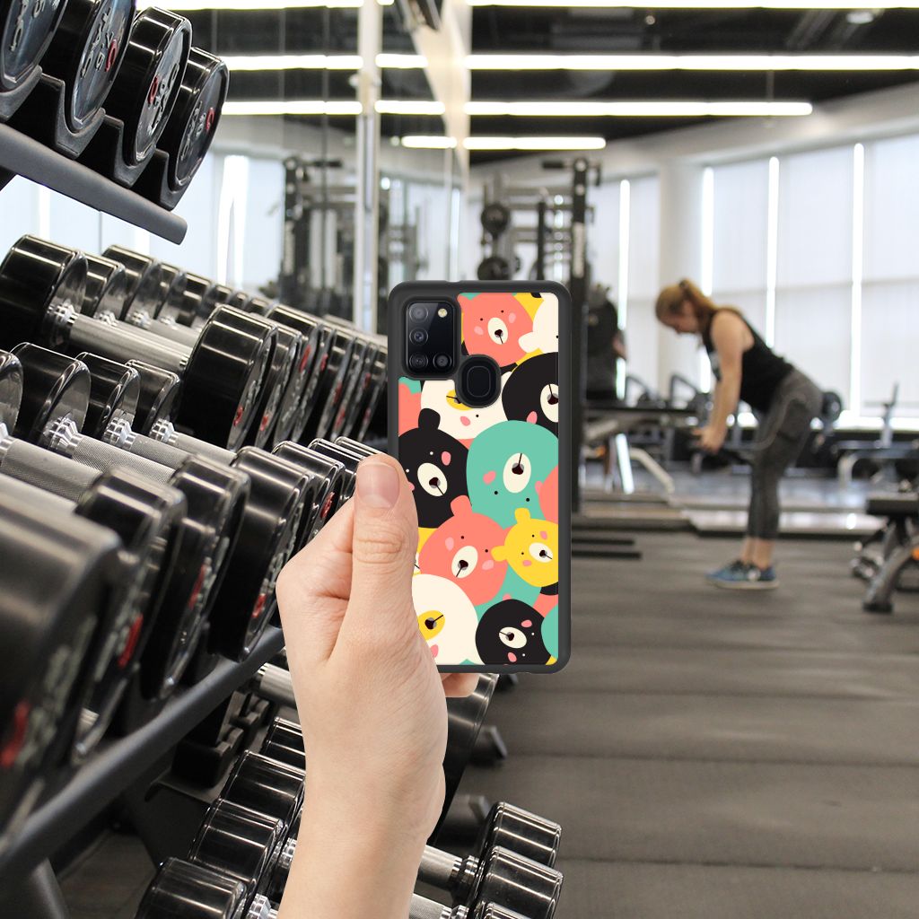 Samsung Galaxy A21s Bumper Hoesje Bears B2C Telecom