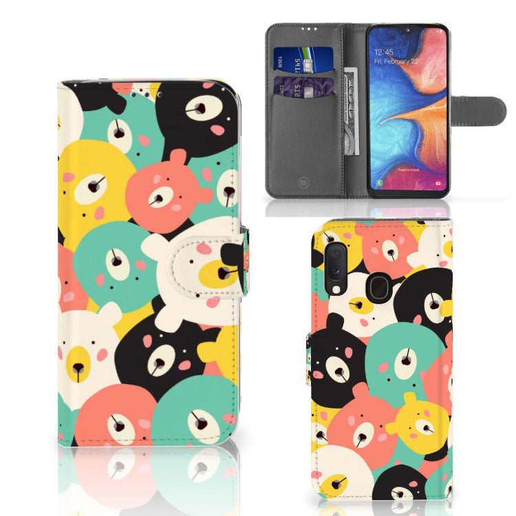 Samsung Galaxy A20e Leuk Hoesje Bears