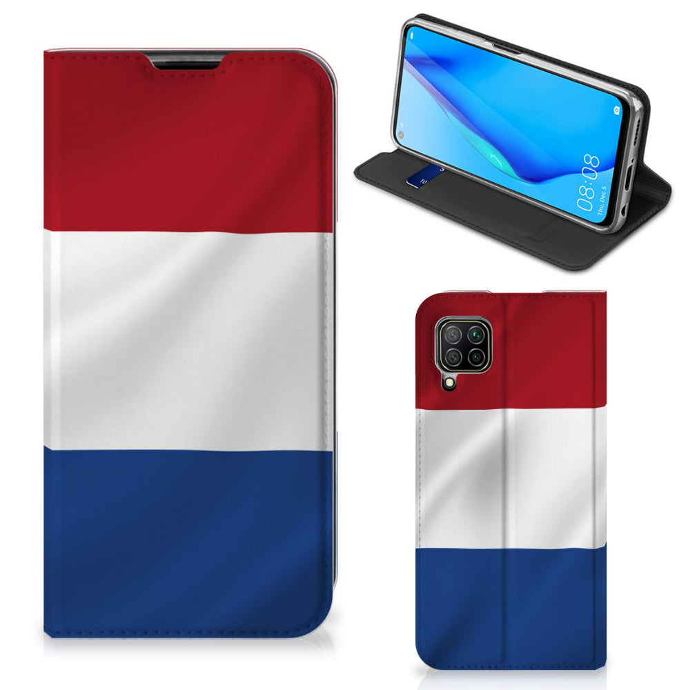 Huawei P40 Lite Standcase Nederlandse Vlag
