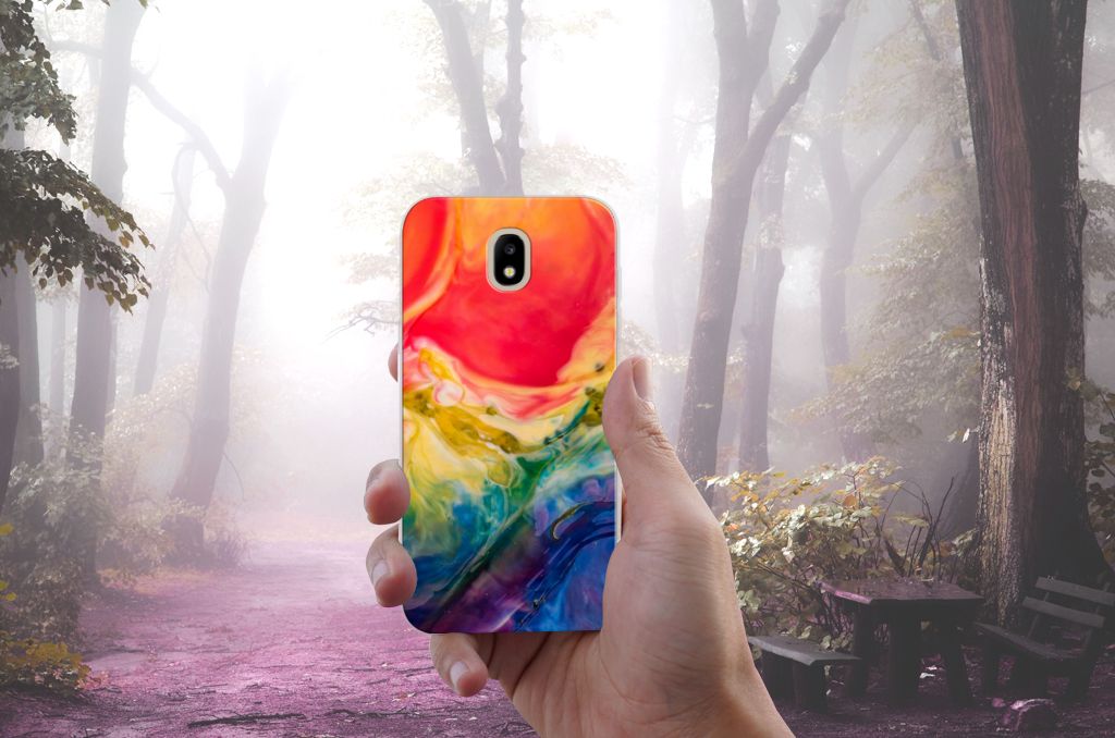 Hoesje maken Samsung Galaxy J5 2017 Watercolor Dark
