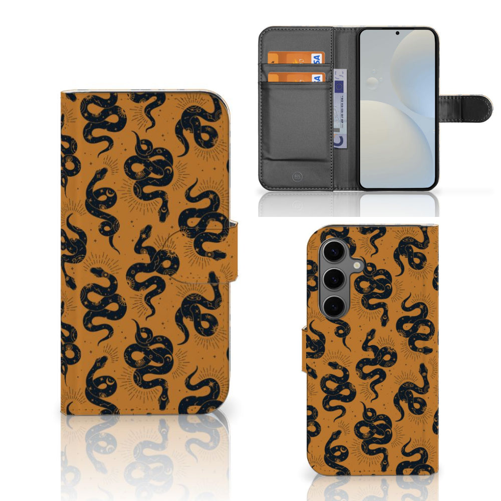 Telefoonhoesje met Pasjes voor Samsung Galaxy S25 Snakes
