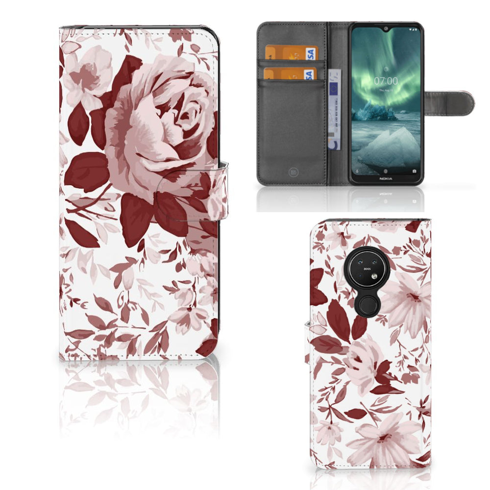 Hoesje Nokia 7.2 | Nokia 6.2 Watercolor Flowers
