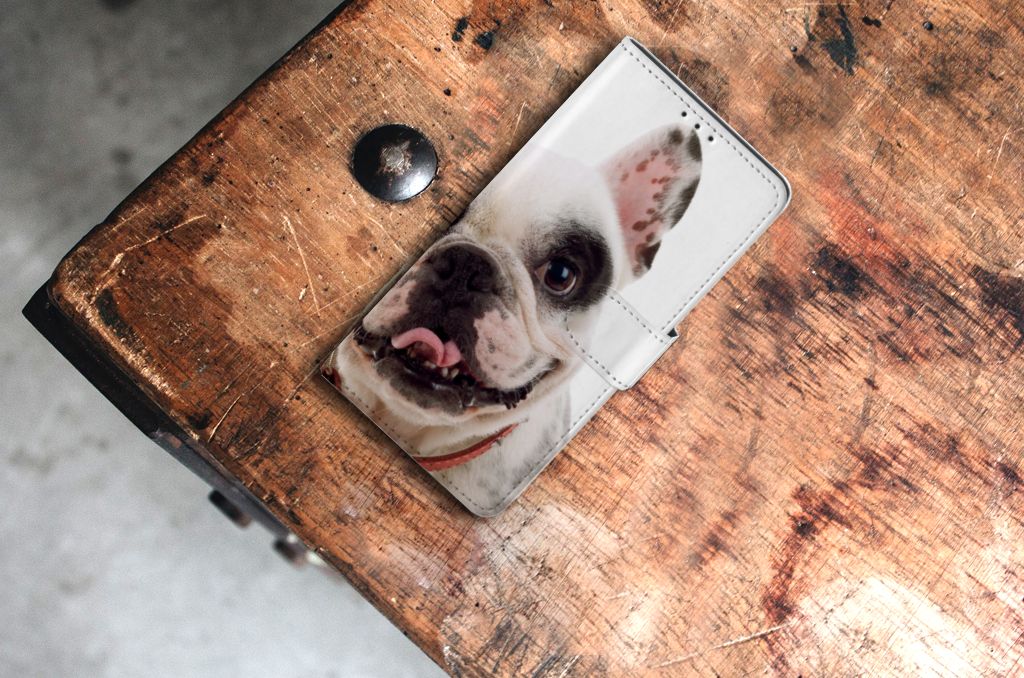 Samsung Xcover Pro Telefoonhoesje met Pasjes Franse Bulldog