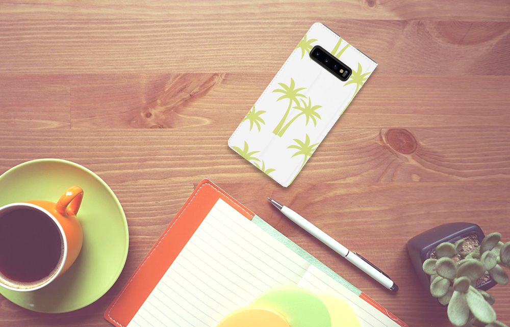 Samsung Galaxy S10 Plus Smart Cover Palmtrees
