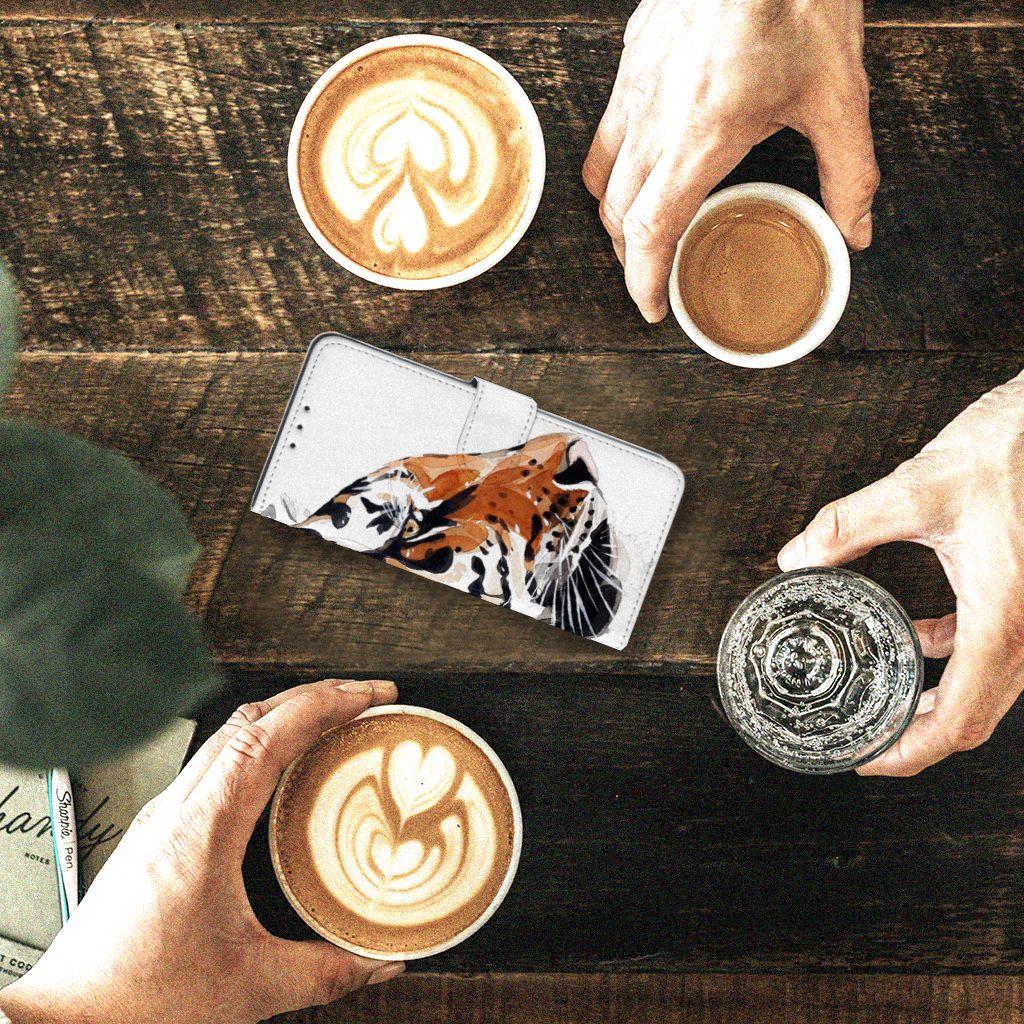 Hoesje Xiaomi Mi 9 Watercolor Tiger