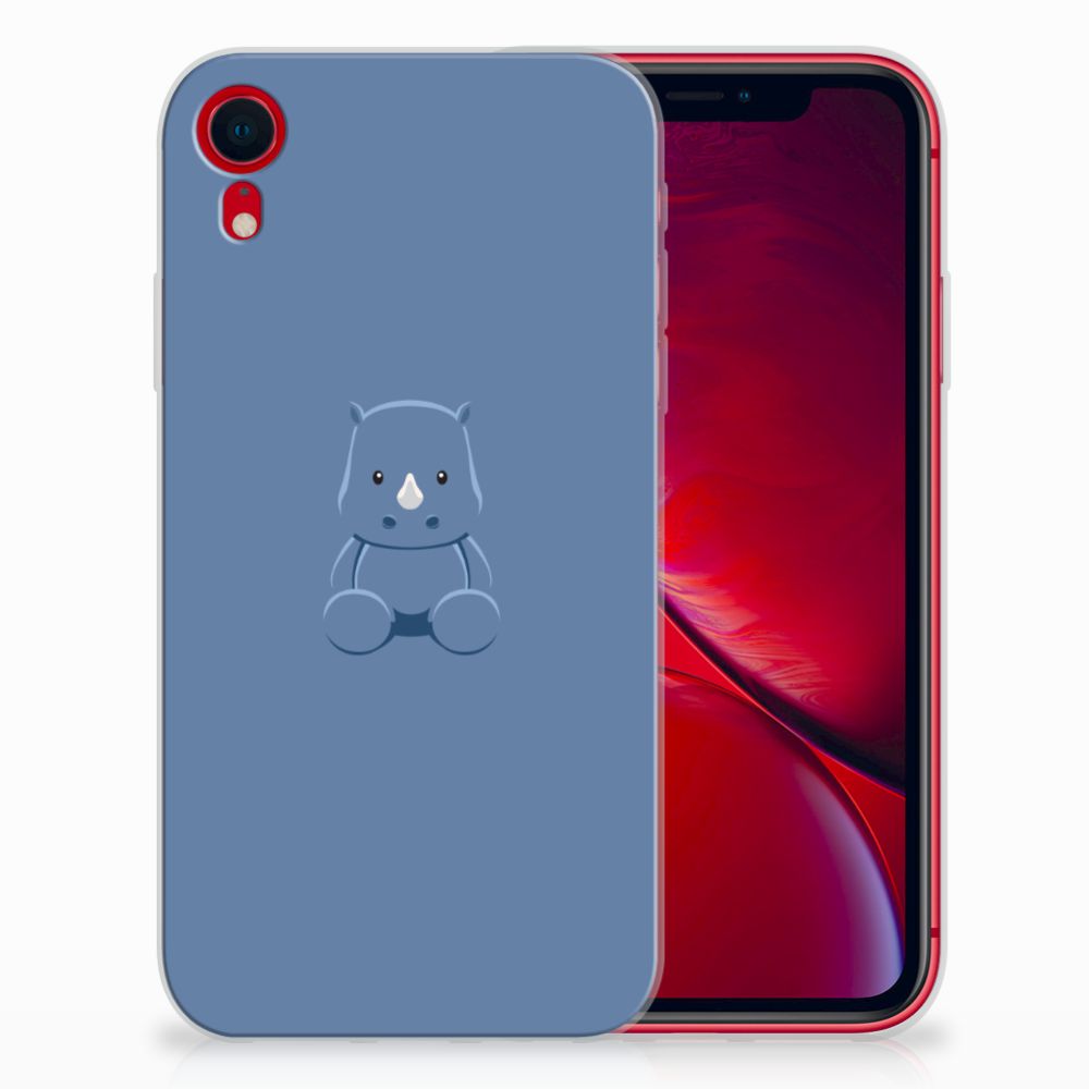 Apple iPhone Xr Telefoonhoesje met Naam Baby Rhino