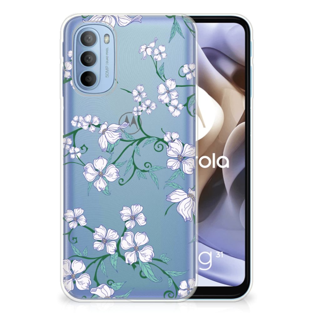 Motorola Moto G31 | G41 Uniek TPU Case Blossom White
