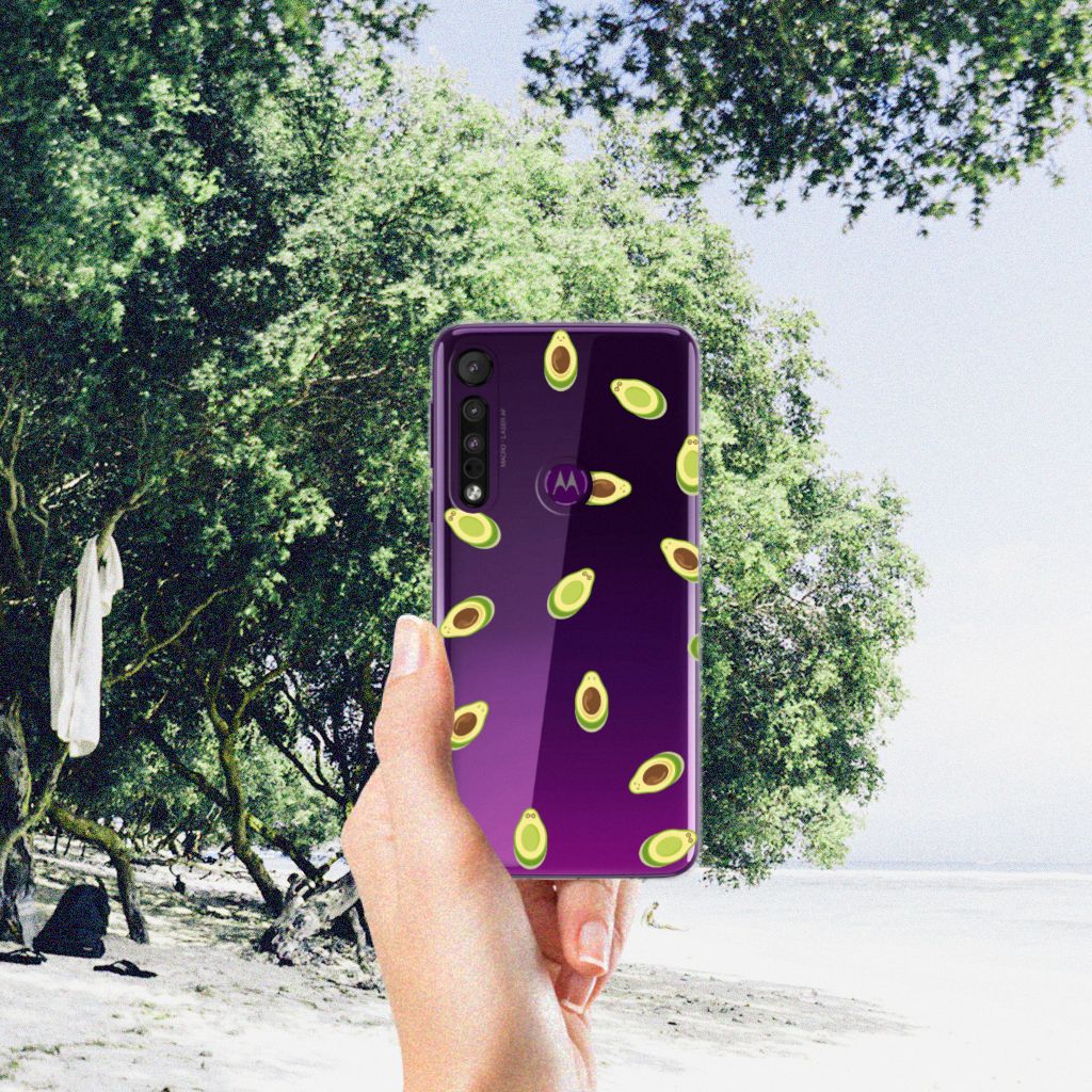 Motorola One Macro Siliconen Case Avocado B2C Telecom
