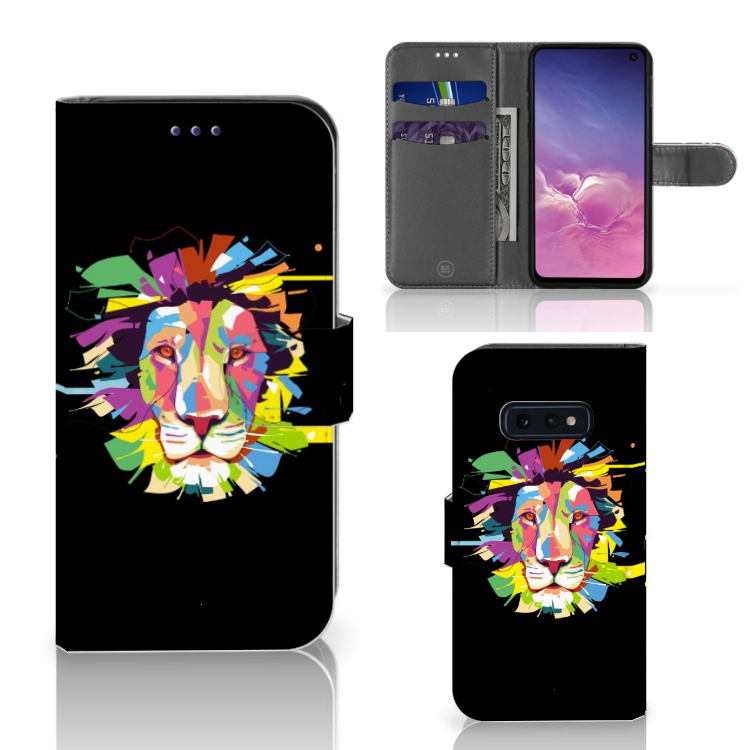 Samsung Galaxy S10e Leuk Hoesje Lion Color