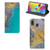 Samsung Galaxy M20 Standcase Marble Blue Gold
