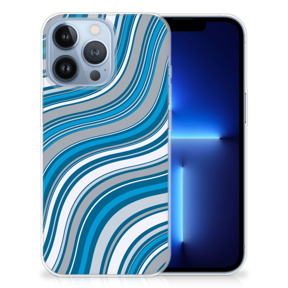 Apple iPhone 13 Pro TPU bumper Waves Blue