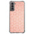 Samsung Galaxy S21 Doorzichtige Silicone Hoesje Pattern Orange