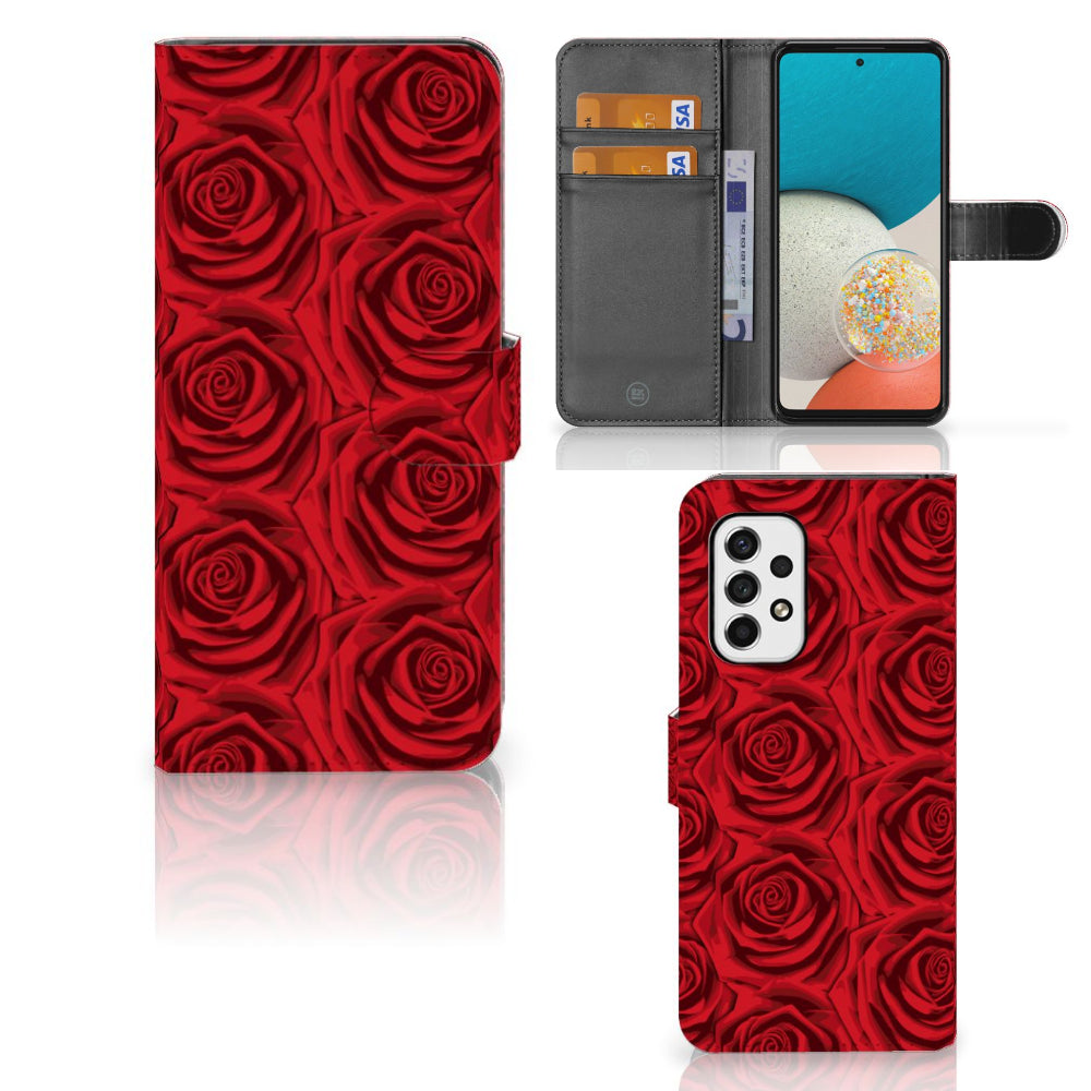 Samsung Galaxy A53 Hoesje Red Roses