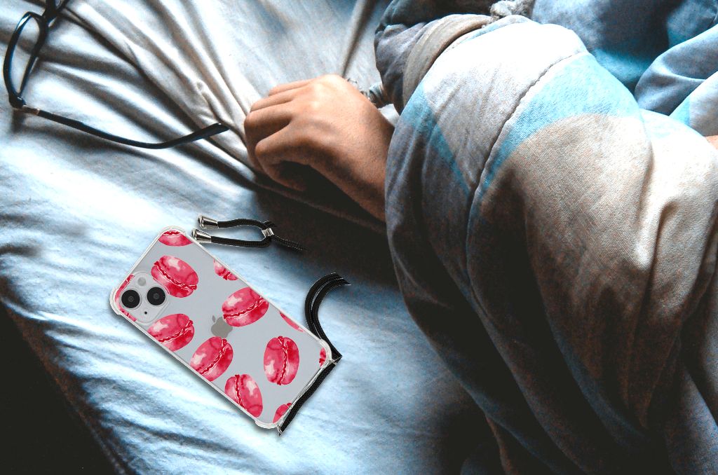iPhone 14 Plus Beschermhoes Pink Macarons B2C Telecom