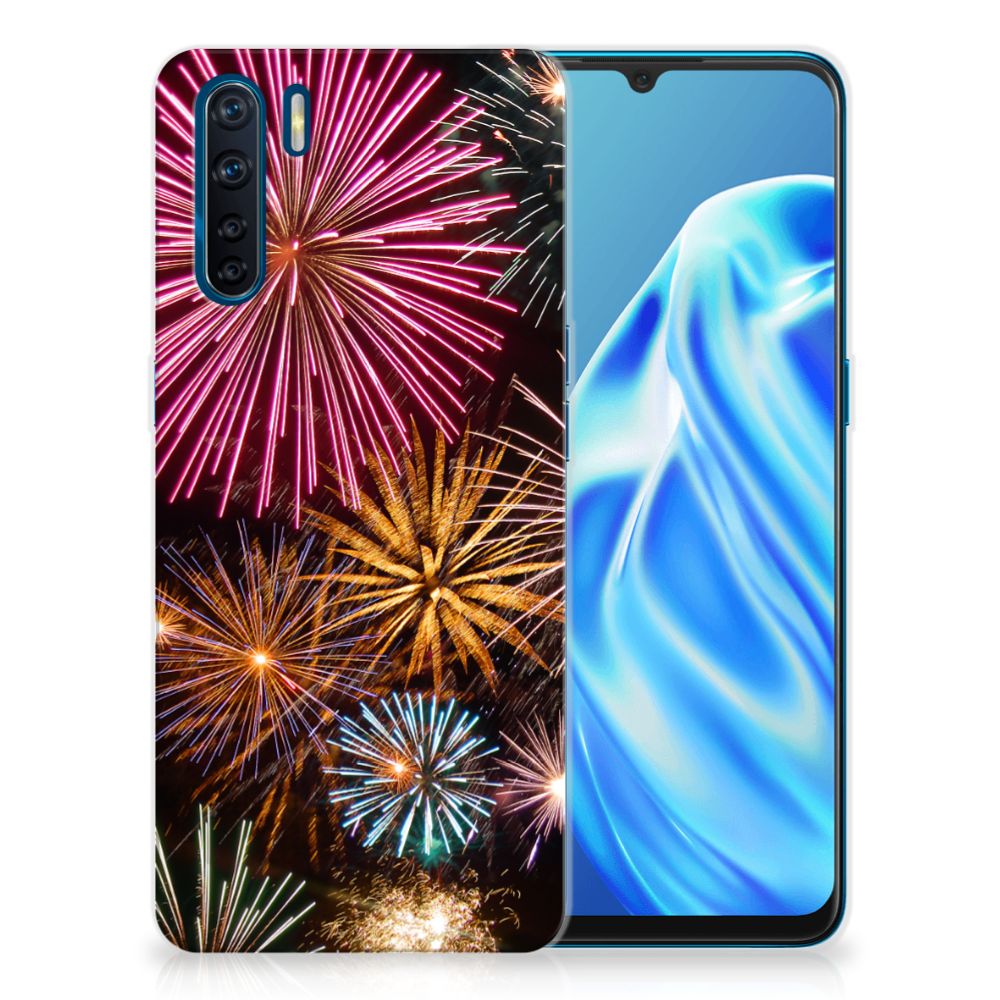 OPPO A91 Silicone Back Cover Vuurwerk B2C Telecom