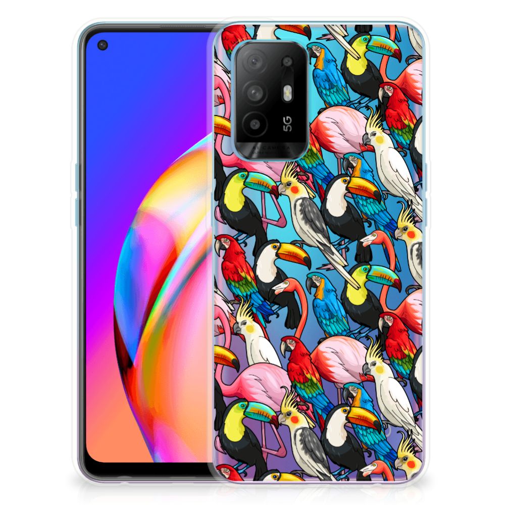 OPPO A94 5G | Reno5 Z TPU Hoesje Birds B2C Telecom